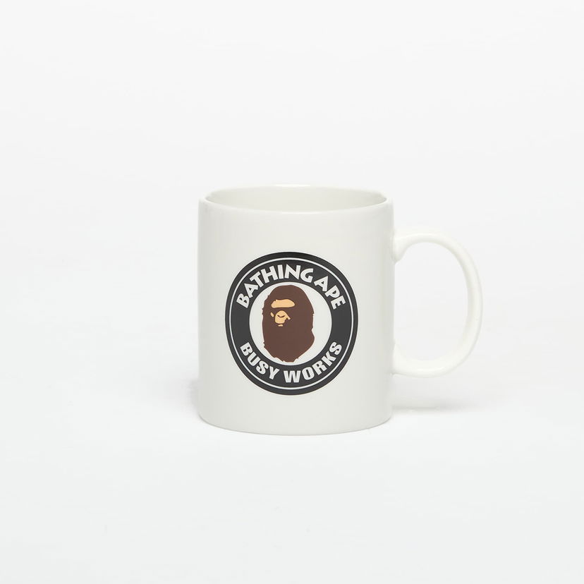 Home decor BAPE Busy Works Mug Biela | 001KAL801007MBLK