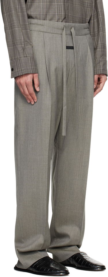 Nohavice Fear of God Virgin Wool Drawstring Straight Trousers Šedá | FG25FW65-650HWH-292, 1