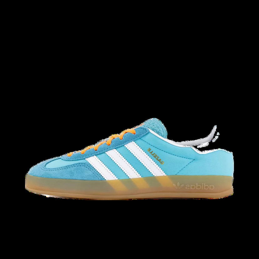 Tenisky a topánky adidas Originals Gazelle Indoor Preloved Blue White Gum Tyrkysová | HQ9017