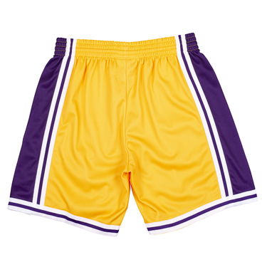 Šortky Mitchell & Ness Blown Out Fashion Shorts Los Angeles Lakers Žltá | SHORBW19147-LALLTGD, 1