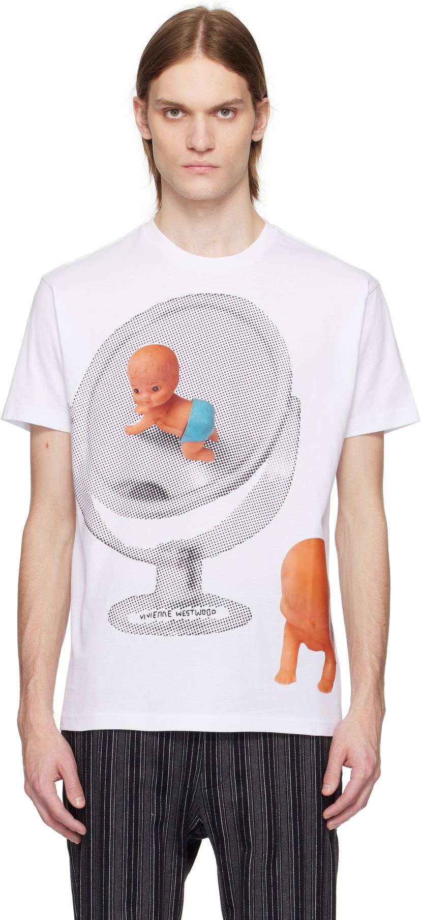 Tričko Vivienne Westwood Vivienne Westwood Baby Classic T-Shirt Biela | 3G01003E-J001M-