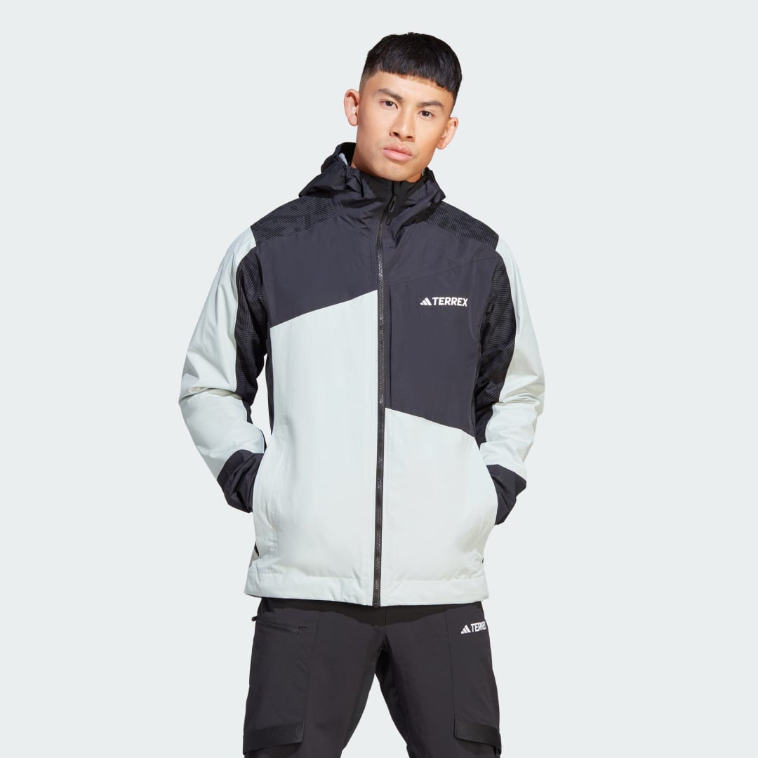 Bunda adidas Performance TERREX Xperior Hybrid RAIN.RDY Čierna | IB4957, 1
