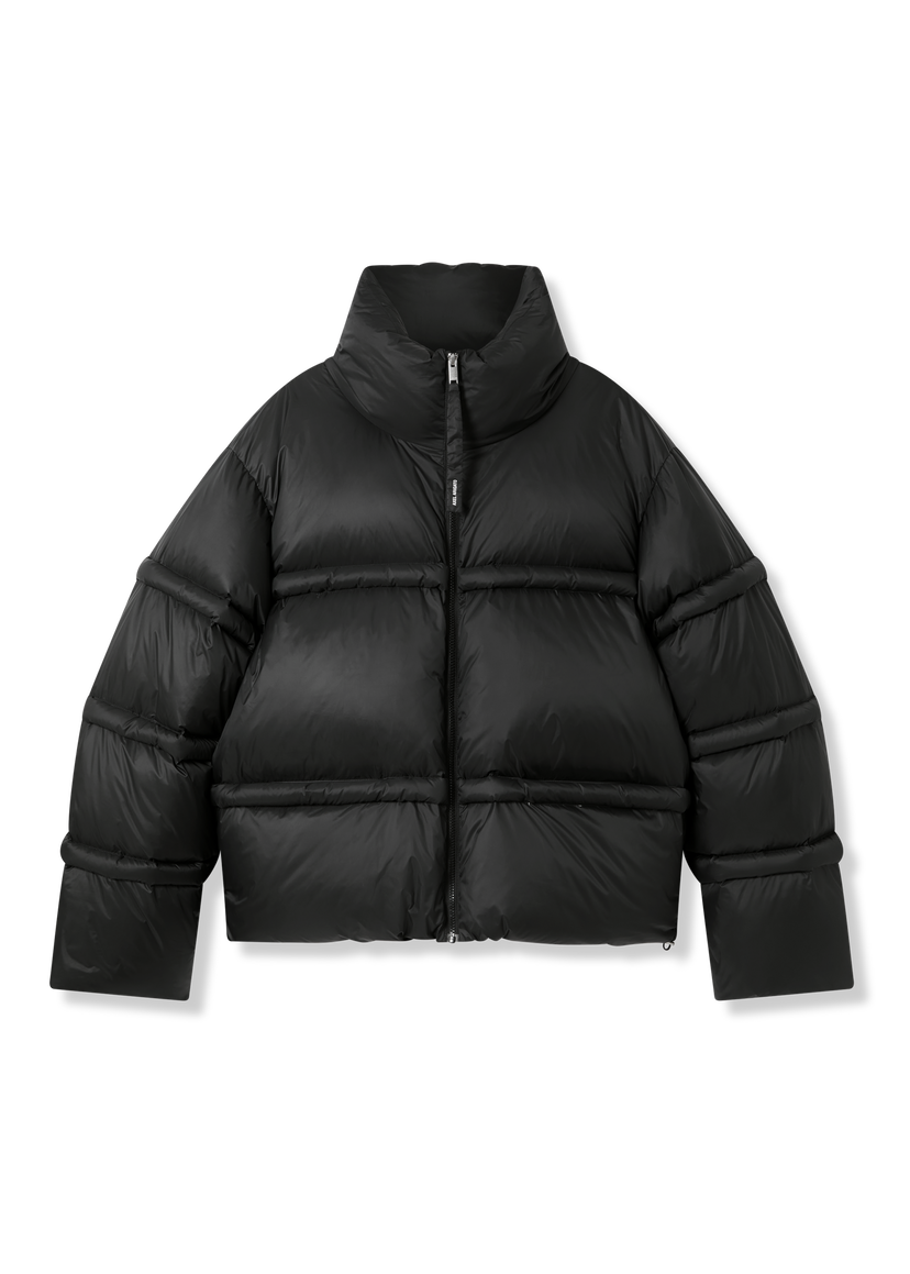 Prešívaná bunda AXEL ARIGATO Veil High Collar Puffer Jacket Čierna | A3135003