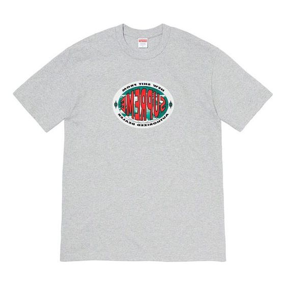 Tričko Supreme Alphabet Logo Short Sleeve T-Shirt Šedá | SUP-FW19-031