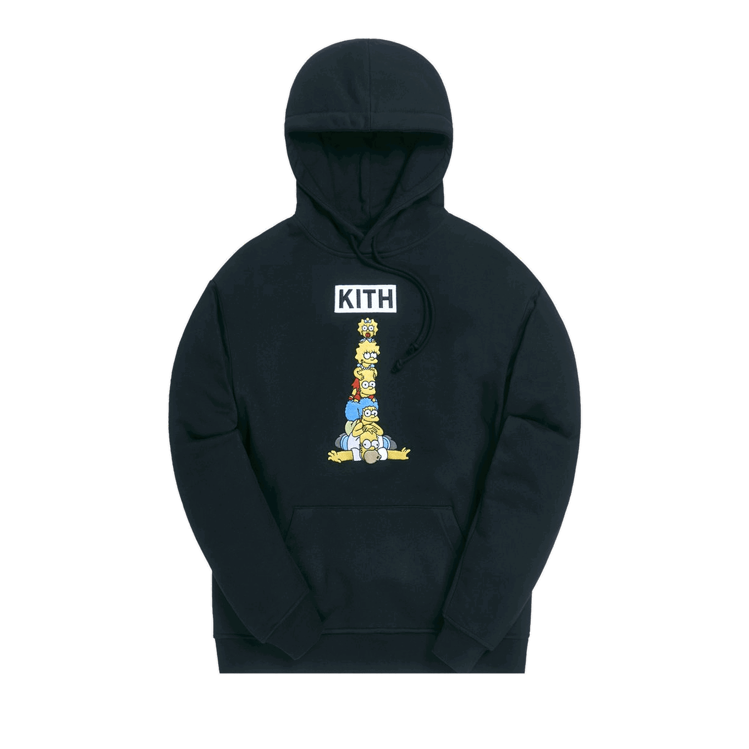 Mikina KITH For The Simpsons Family Stack Hoodie Čierna | KH2628 100, 0