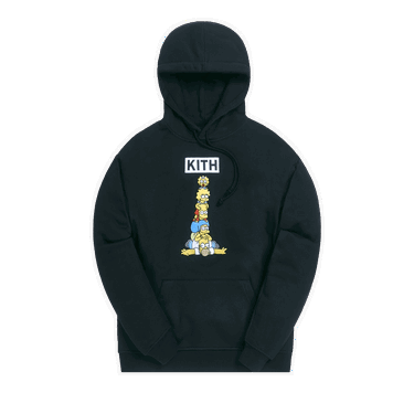 Mikina KITH For The Simpsons Family Stack Hoodie Čierna | KH2628 100, 0