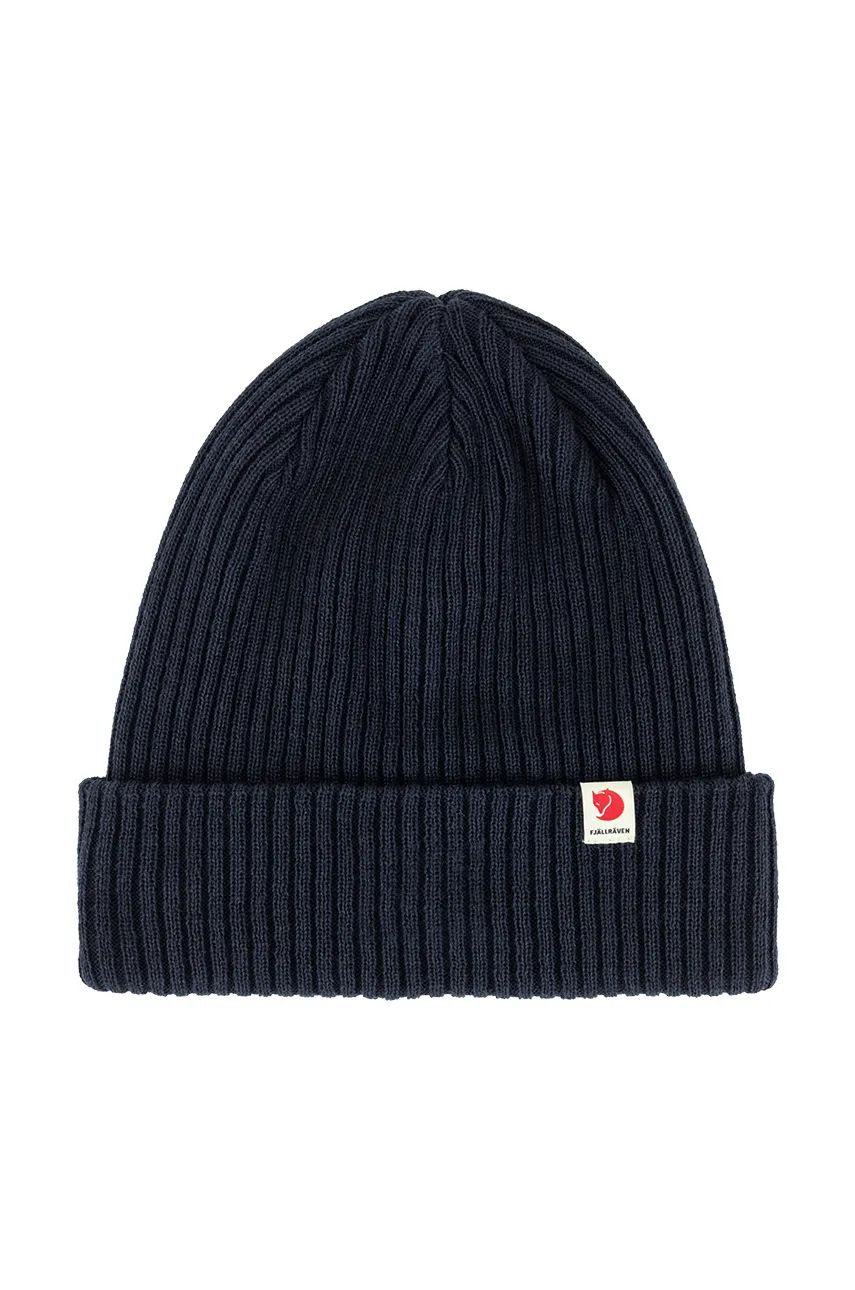 Kulicha FJÄLLRÄVEN Ribbed Beanie Modrá | F13100184.555, 0
