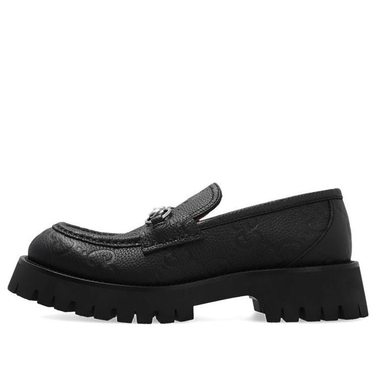 Tenisky a topánky Gucci Horsebit Leather Lug Loafers Čierna | 756501-AACJC-1000