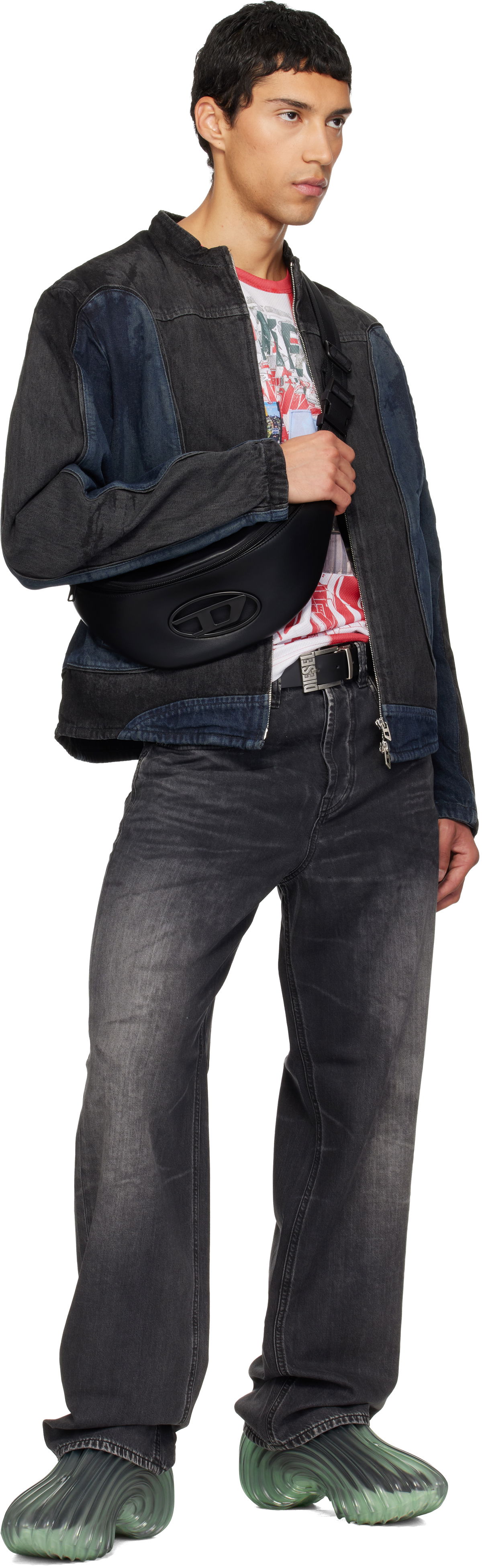 Opasok Diesel B-Shift II Reversible Belt Čierna | X08879-PR227-H1085, 1