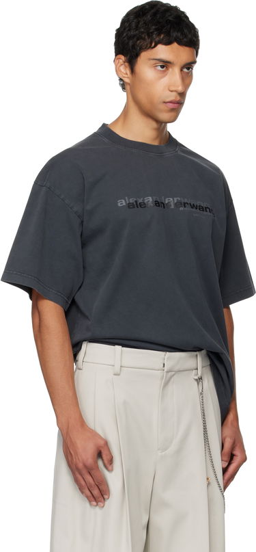 Tričko Alexander Wang Alexander Wang Short Sleeve T-Shirt Šedá | UCC3251847, 1