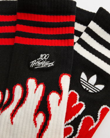 Ponožky adidas Originals 100 THIEVES x Socks Biela | JE0320, 1