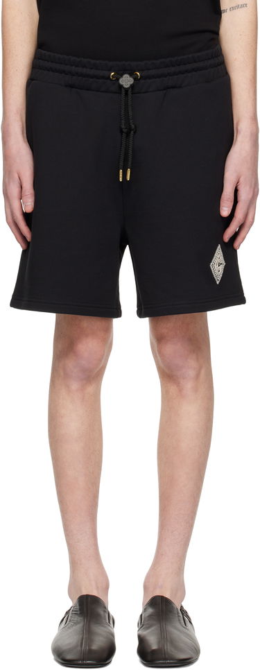 Šortky Casablanca Pearl Diamond Lounge Shorts Čierna | MPS25-JTR-003-03, 0