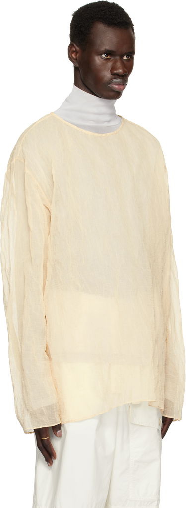 Sveter Dries Van Noten Dries Van Noten Long Sleeve Top Béžová | 251-020740-1265, 1