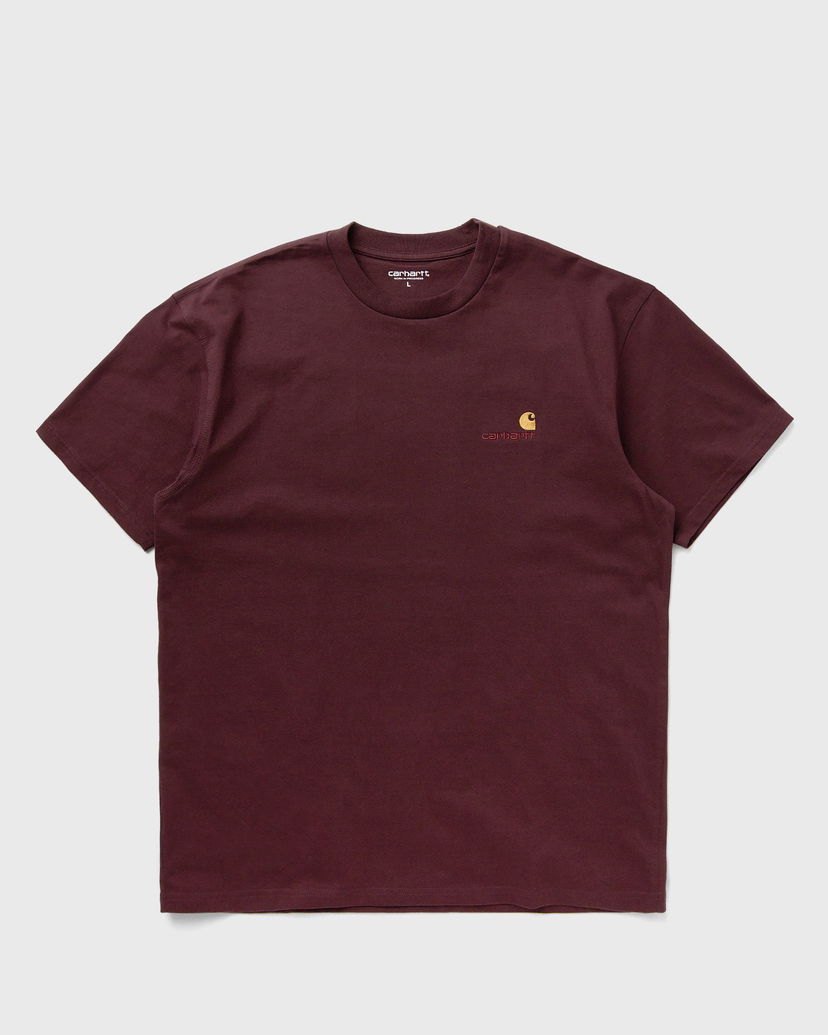 Tričko Carhartt WIP American Script T-Shirt Vínová | I029956-33K.XX