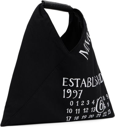 Kabelka Maison Margiela Maison Margiela Mini Jersey Tote 'Established Print' Čierna | SB6WD0013 P7260, 4
