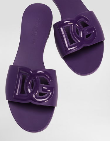 Doplnky Dolce & Gabbana Dolce & Gabbana Rubber Slides Fialová | CW2215AN9948H438, 3