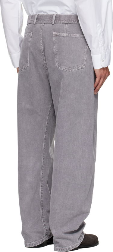 Džínsy LEMAIRE Lemaire Twisted Belted Jeans Šedá | PA326 LD1062, 2