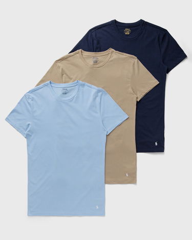 Tričko Polo by Ralph Lauren Ralph Lauren Crew Undershirt 3-Pack Modrá | 714830304034, 0