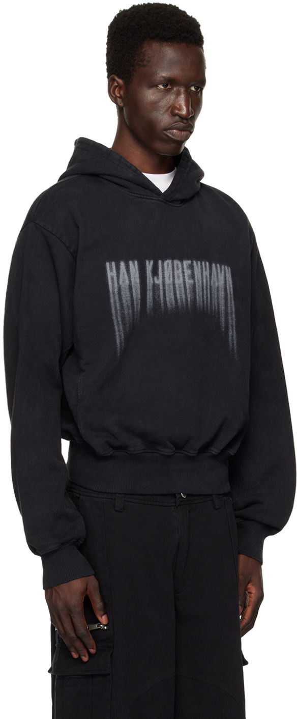 Mikina Han Kjøbenhavn Han Kjobenhavn Faded Logo Hoodie Čierna | M-134010, 1