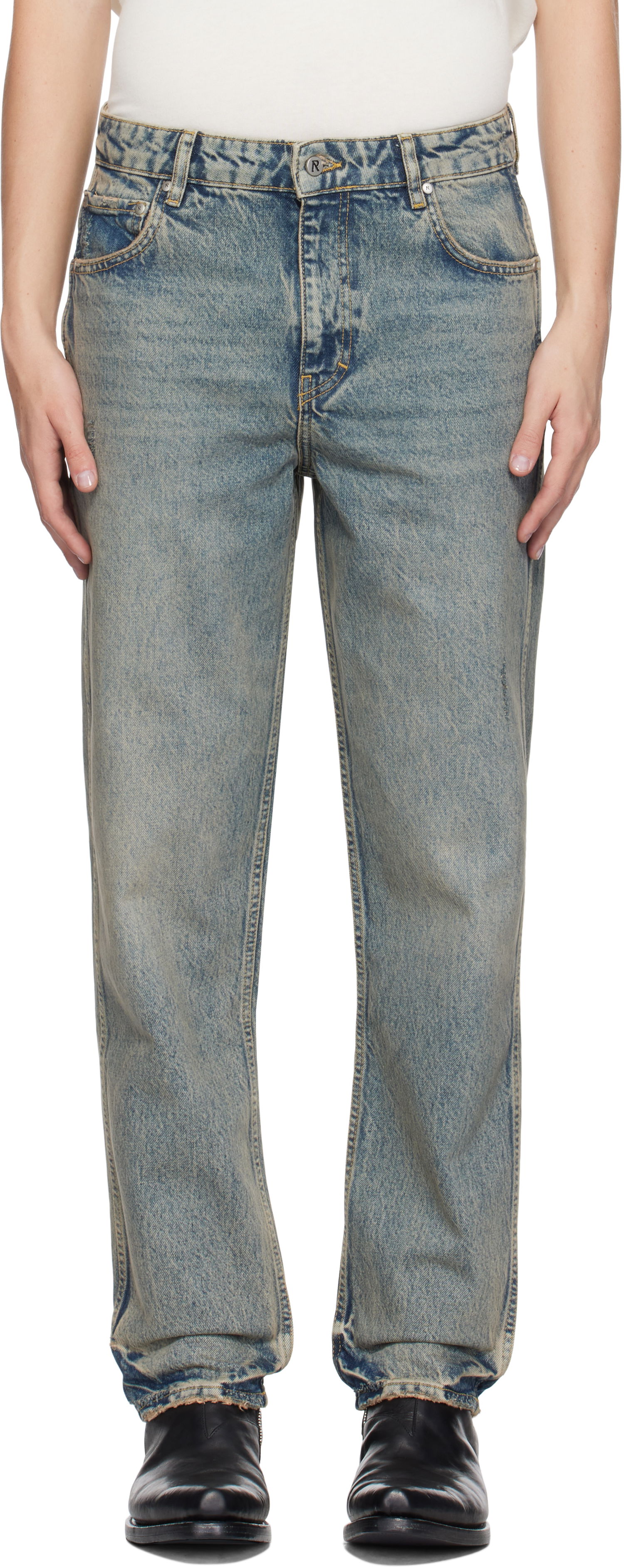 Džínsy Represent Clo Straight Leg Jeans Modrá | MLM61131, 0