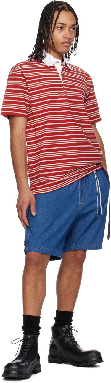 Šortky Mastermind WORLD Mastermind World Belted Easy Denim Shorts Modrá | MW25S14-PA007-002, 3