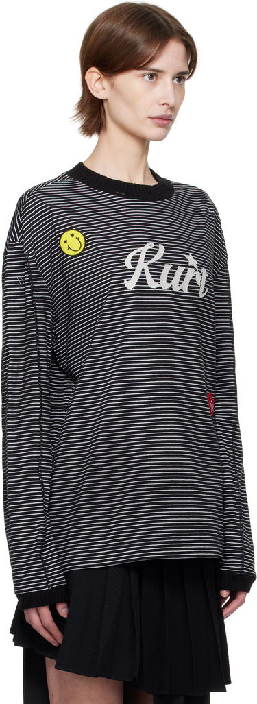 Sveter Andersson Bell Andersson Bell Kurt Striped Long Sleeve T-Shirt Čierna | atb1247m, 1
