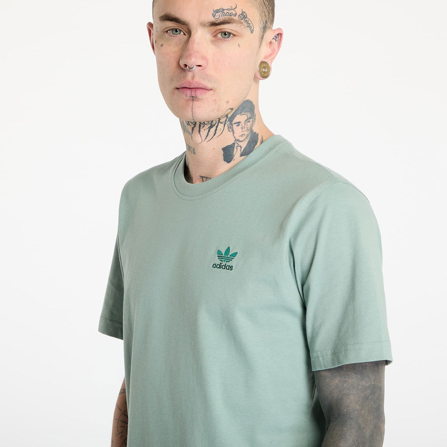 Tričko adidas Performance Trefoil Essentials T-Shirt Zelené | JC9993, 1
