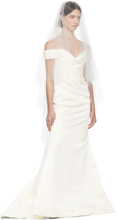 Šaty Vivienne Westwood Vivienne Westwood Bridal Capsule Classic Ballerina Veil Biela | 8108000J-C0034-, 4
