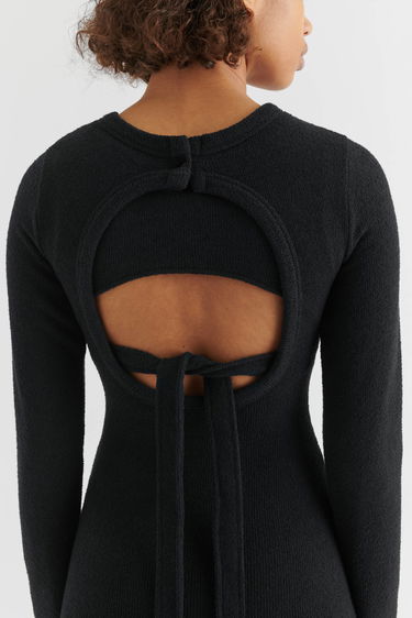 Šaty AXEL ARIGATO Fleur Open Back Dress Čierna | A2268002, 4