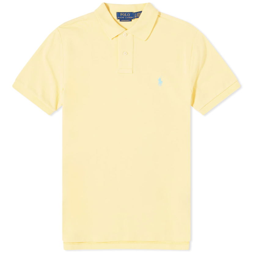 Polo tričko Polo by Ralph Lauren Custom Fit Polo Shirt Žltá | 710782592021