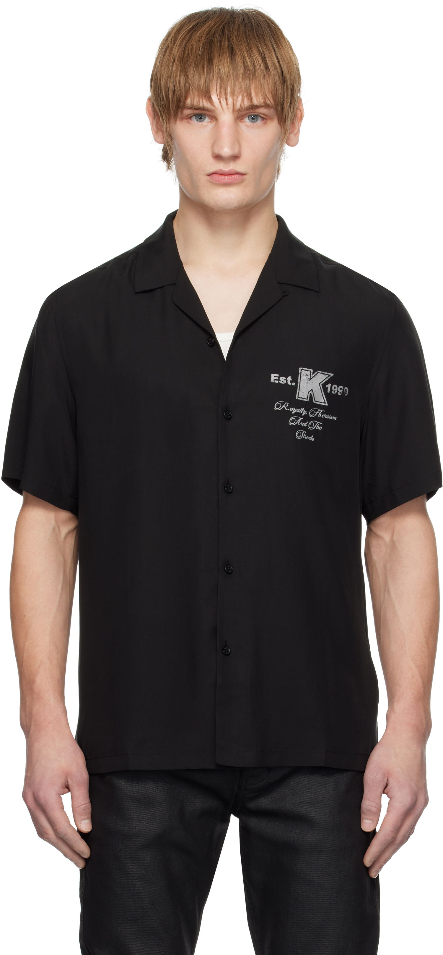 Košeľa Ksubi Black Resort Shirt Čierna | MPS25SH006, 0