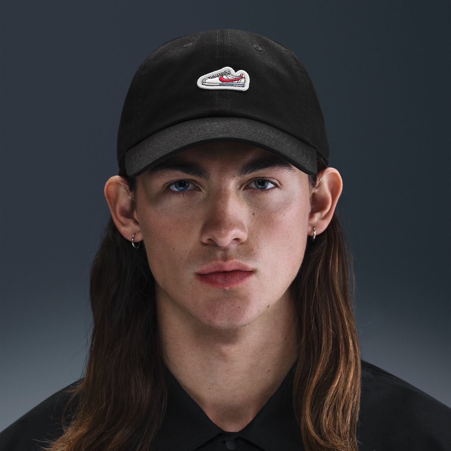 Šiltovka Nike Nike Club Cortez Patch Unstructured Cap Čierna | HJ7124-010, 0