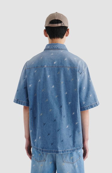 Košeľa AXEL ARIGATO Miles Shirt Modrá | A2084001, 3