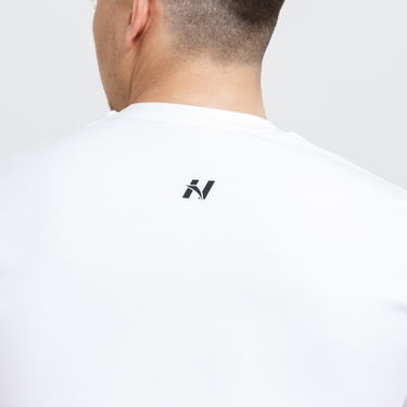 Tričko NEBBIA Minimalist Logo T-Shirt Biela | 291-WHITE, 3
