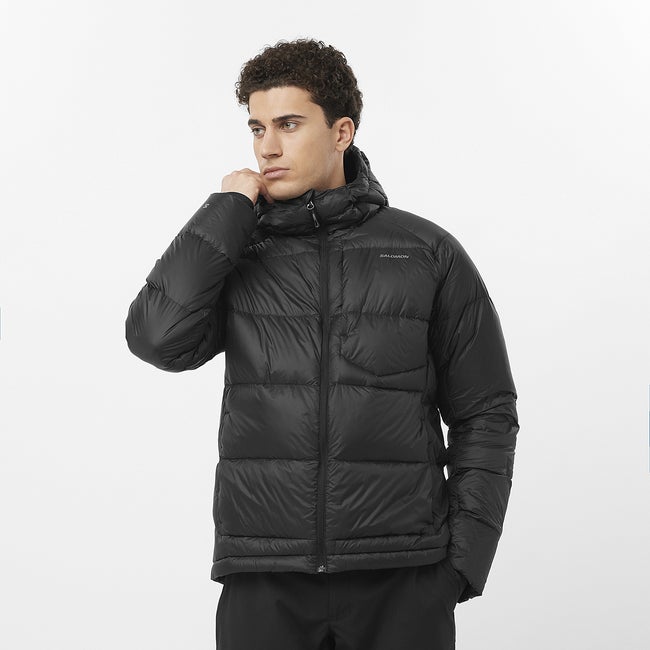 Prešívaná bunda Salomon Outline Down Jacket Čierna | LC2361000, 0