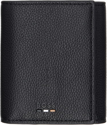 Peňaženka BOSS Grained Faux-Leather Wallet by BOSS Čierna | 50542347, 0