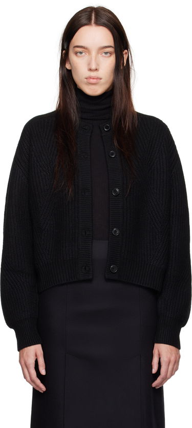 Sveter Loulou de Saison Loulou de Saison Manoa Knit Cardigan Čierna | MANOA, 0