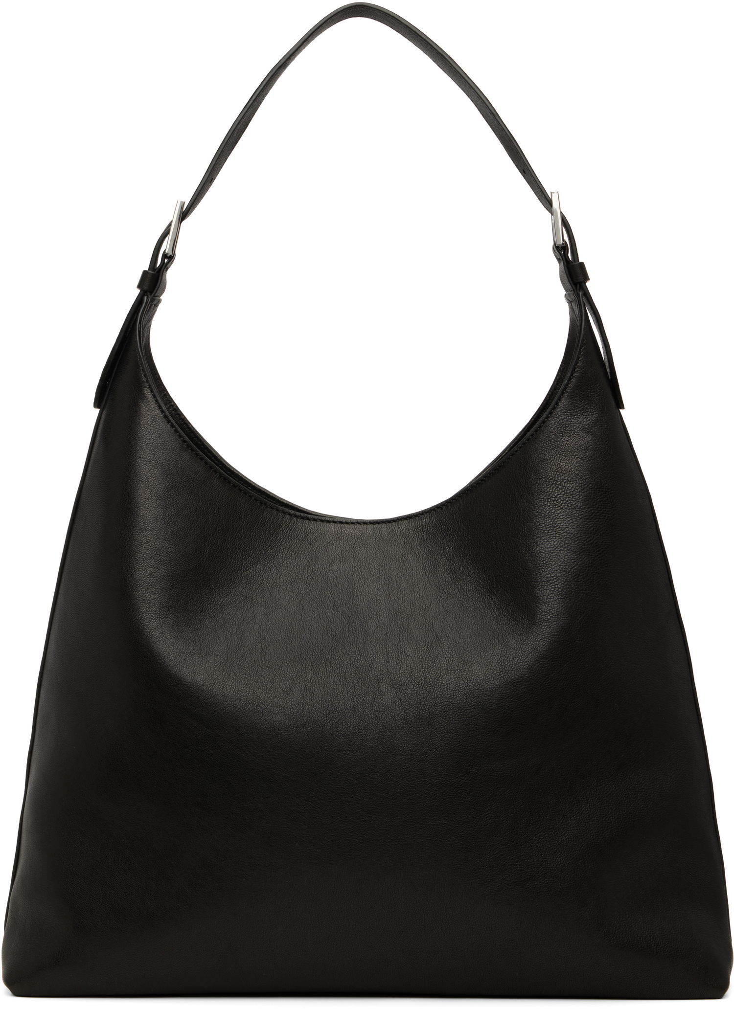 Taška cez rameno BY FAR BY FAR Camryn Washed Leather Shoulder Bag Čierna | MWBSB058LL034BK001PL, 0