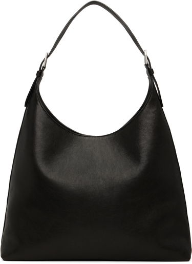 Taška cez rameno BY FAR BY FAR Camryn Washed Leather Shoulder Bag Čierna | MWBSB058LL034BK001PL, 0