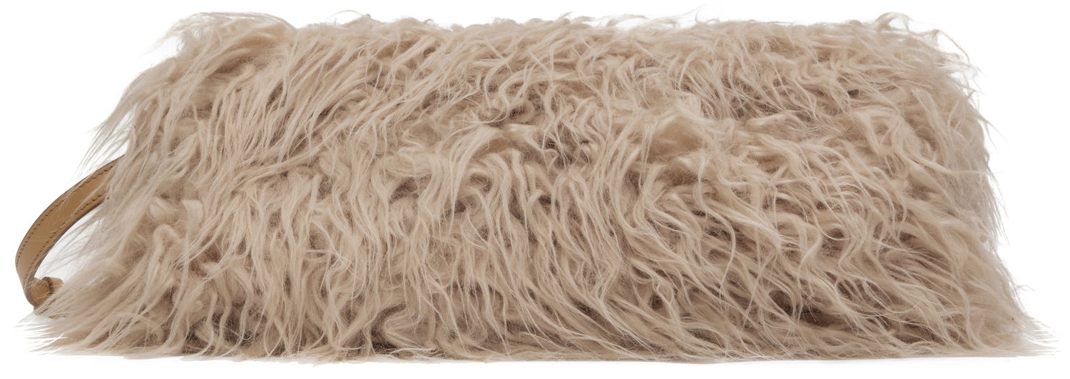 Kabelka Dries Van Noten Furry Clutch Béžová | 242-011518-996, 0