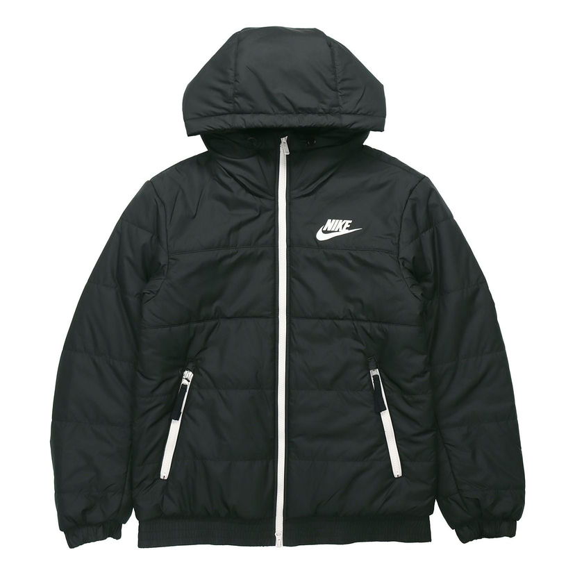 Prešívaná bunda Nike SYN Fill Full Zip Hoodie Jacket Čierna | BV4684-010