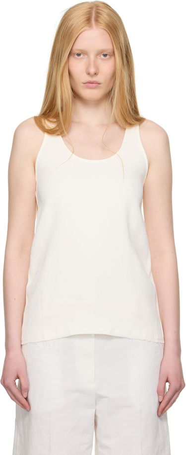 Tielko TOTEME TOTEME Sablé Tank Top Biela | 252-WRT0510-FB0240, 0