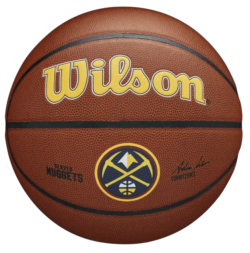 Športový doplnok Wilson Tennis NBA Team Alliance Denver Nuggets Basketball Hnedá | wtb3100xbden