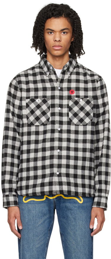 Košeľa BBC IceCream ICECREAM Check Button-Up Shirt Šedá | IC23418, 0