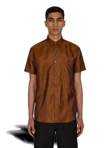 Košeľa Comme des Garçons Dot Shortsleeve Shirt Hnedá | FG-B078-SS21 3