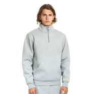 Mikina Carhartt WIP Chase Neck Zip Sweat Šedá | I027038.00M.XX, 1