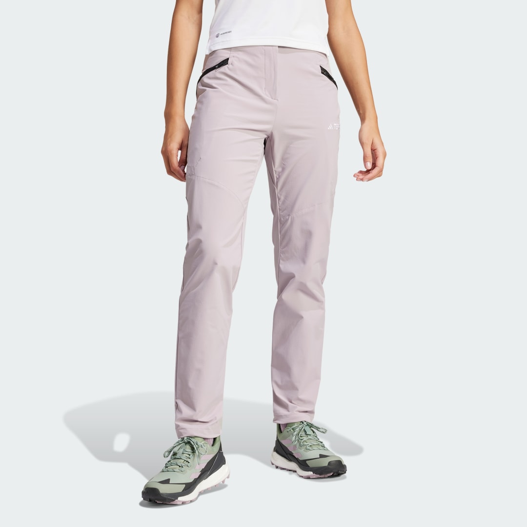 Nohavice a džínsy adidas Performance adidas TERREX Kalhoty Terrex Xperior Béžová | IQ1405, 0