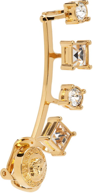 Náušnice Versace Crystal Medusa Ear Cuff "Gold" Metalická | 1013813_1A00621_4J090, 1