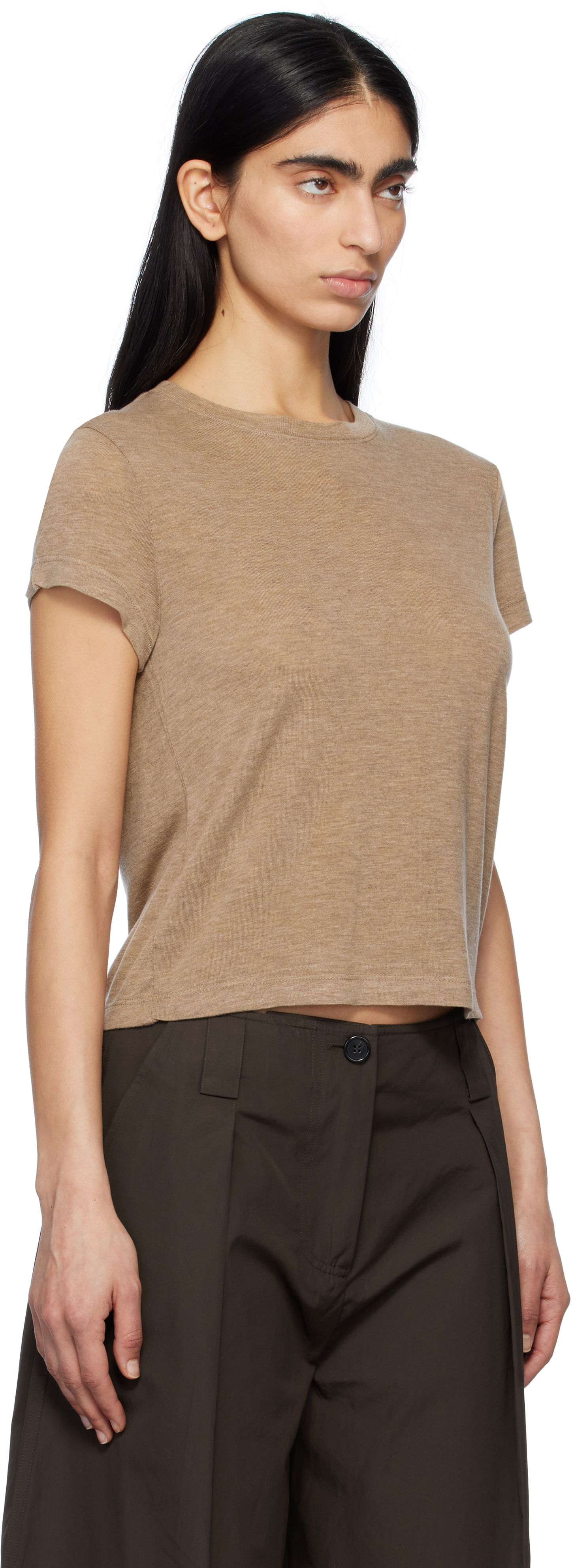 Tričko AGOLDE AGOLDE Adine T-Shirt Béžová | A7180-1653, 1