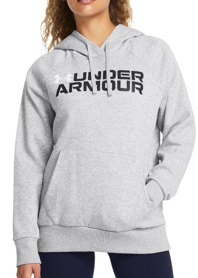 Mikina Under Armour Fleece Wordmark Hoodie Šedá | 1386512-011, 0